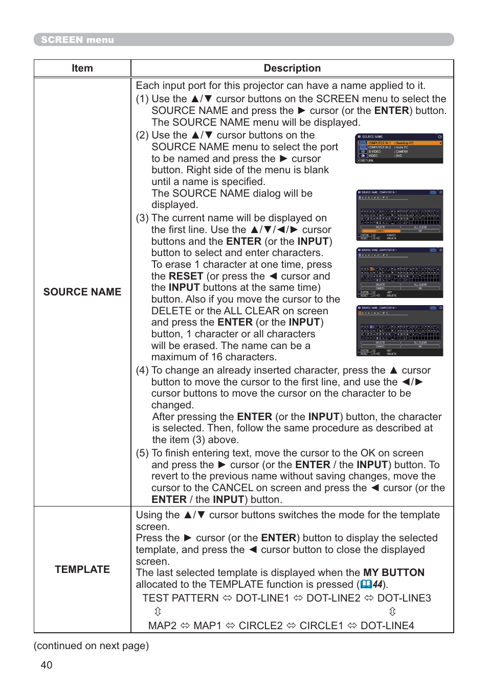 Hitachi CP-D10 User Manual | Page 40 / 65