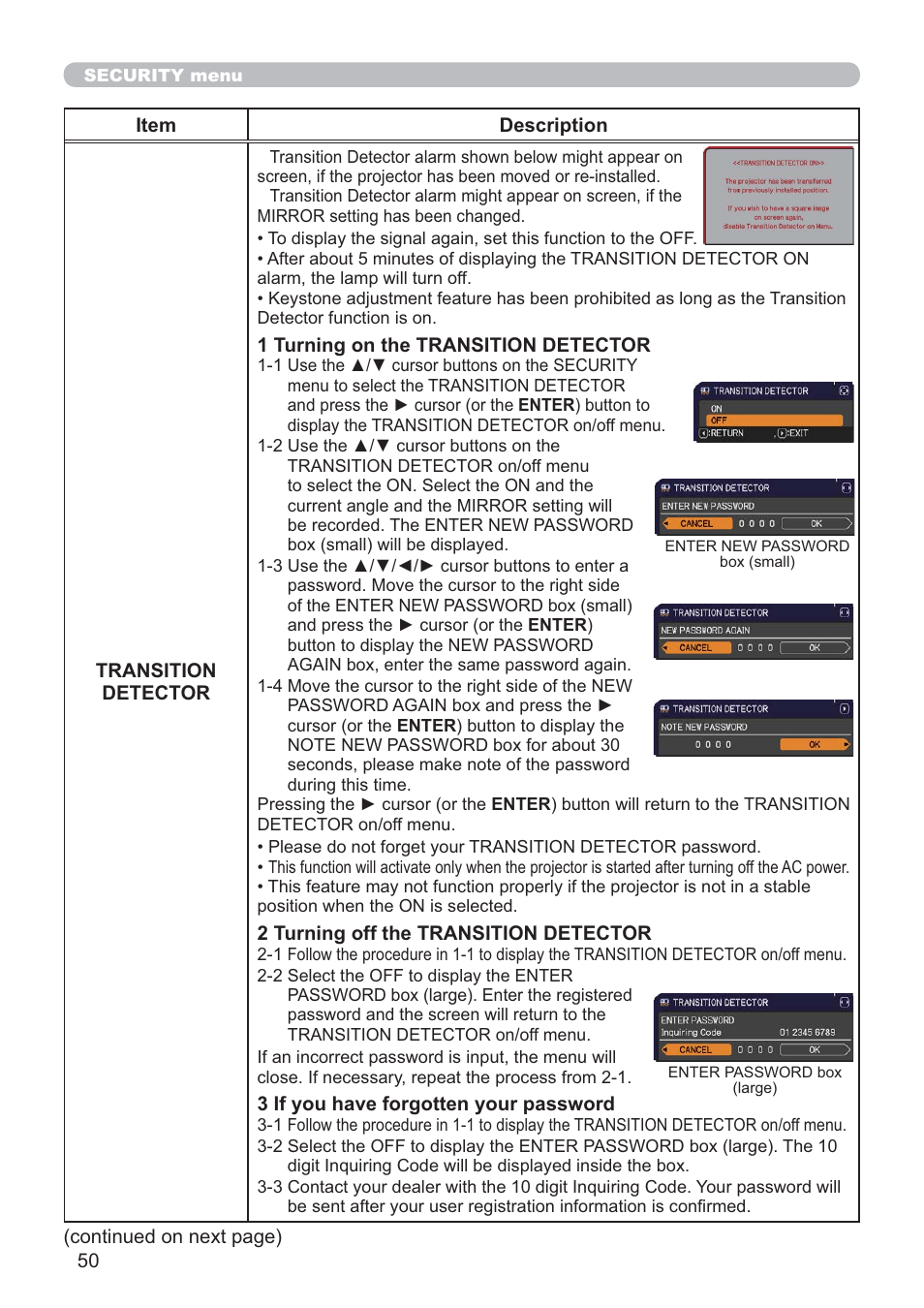 Hitachi CP-D10 User Manual | Page 50 / 65