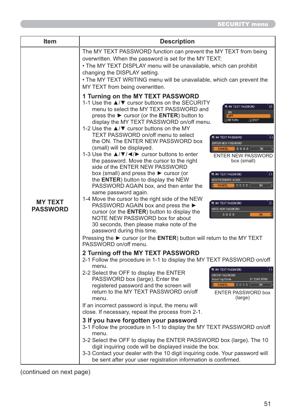 Hitachi CP-D10 User Manual | Page 51 / 65