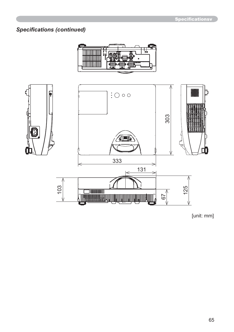 Hitachi CP-D10 User Manual | Page 65 / 65