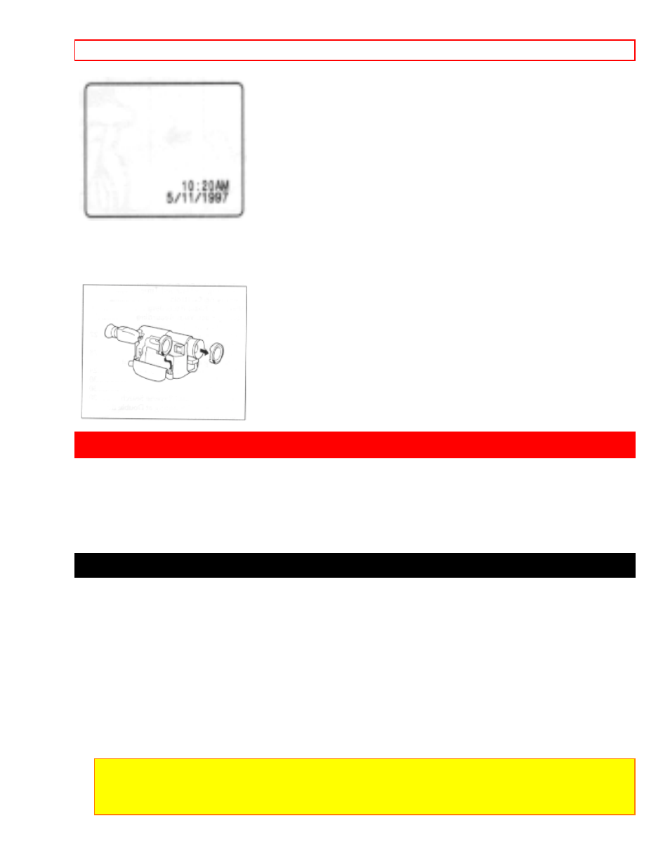 Getting started, Charging the battery, Removing the lens cap | Hitachi VM-E520A User Manual | Page 10 / 50