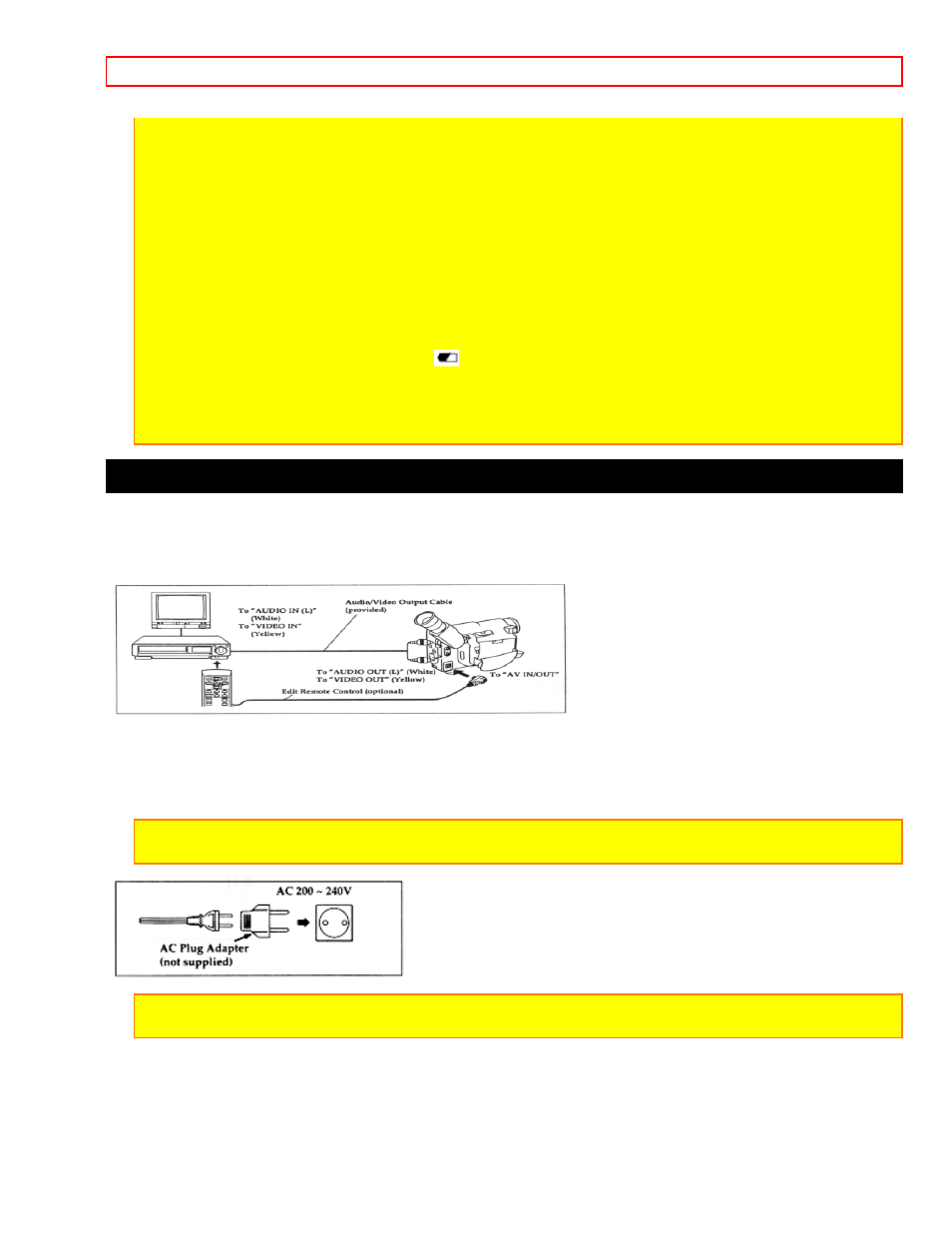 Using alternative power sources, Using a car battery | Hitachi VM-E520A User Manual | Page 17 / 50