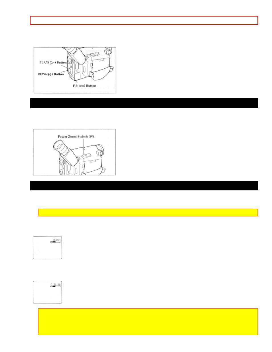 Using macro date search, Using macro, Date search | Hitachi VM-E520A User Manual | Page 33 / 50