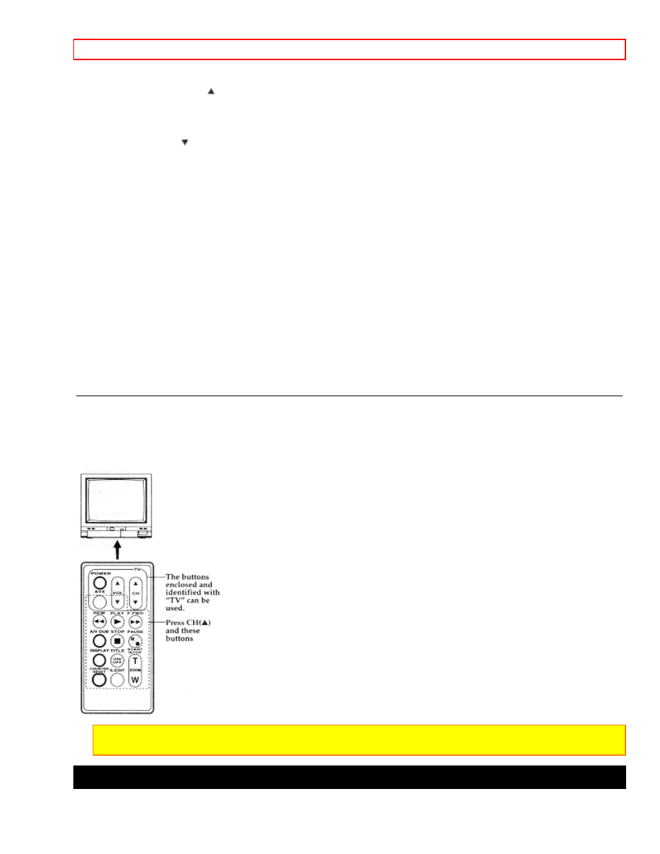 Using audio/video dubbing, Controlling the tv | Hitachi VM-E520A User Manual | Page 41 / 50