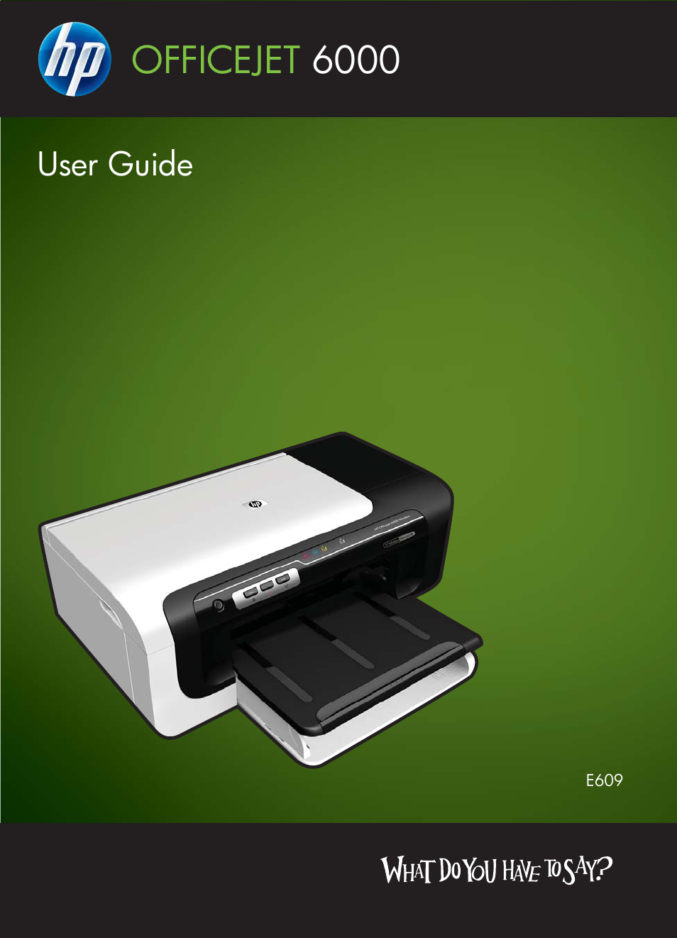 HP Officejet 6000 User Manual | 168 pages