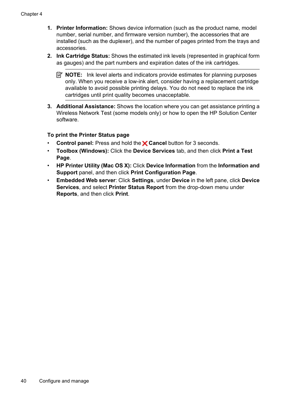 HP Officejet 6000 User Manual | Page 44 / 168