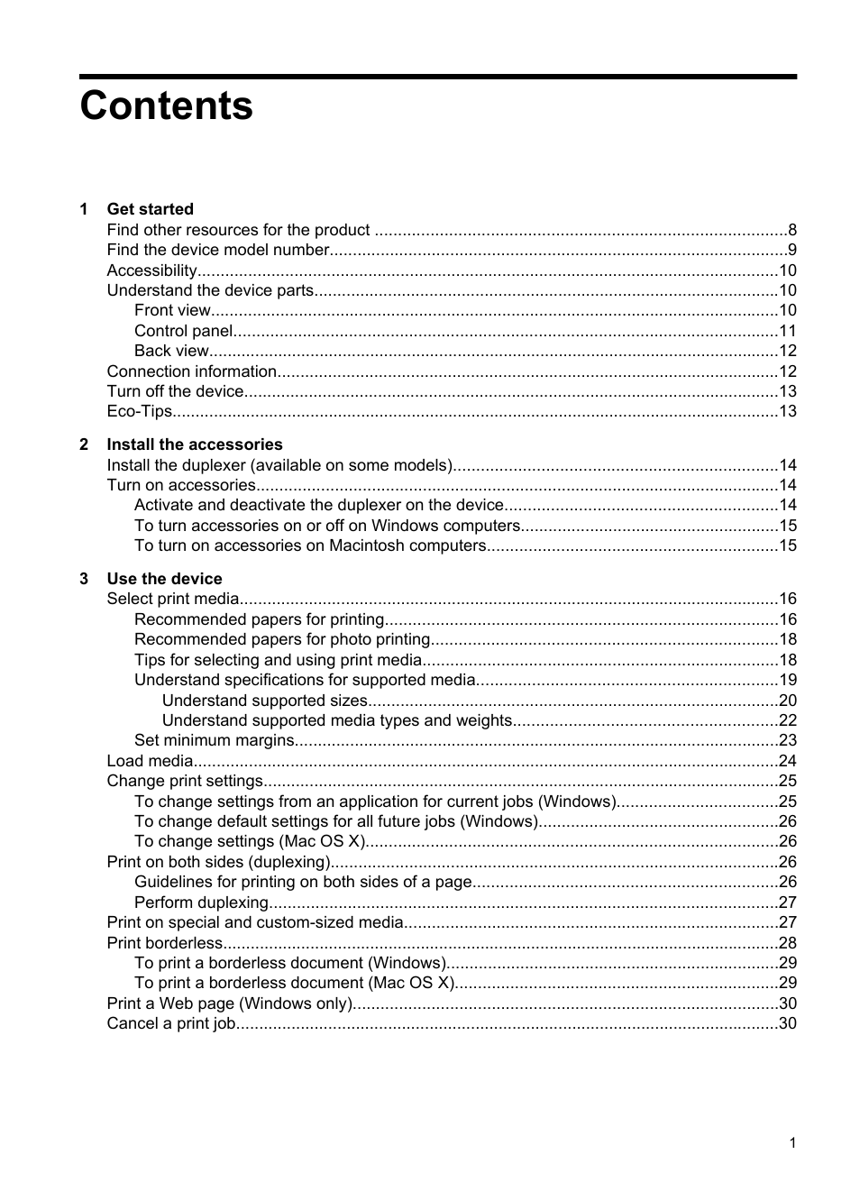 HP Officejet 6000 User Manual | Page 5 / 168