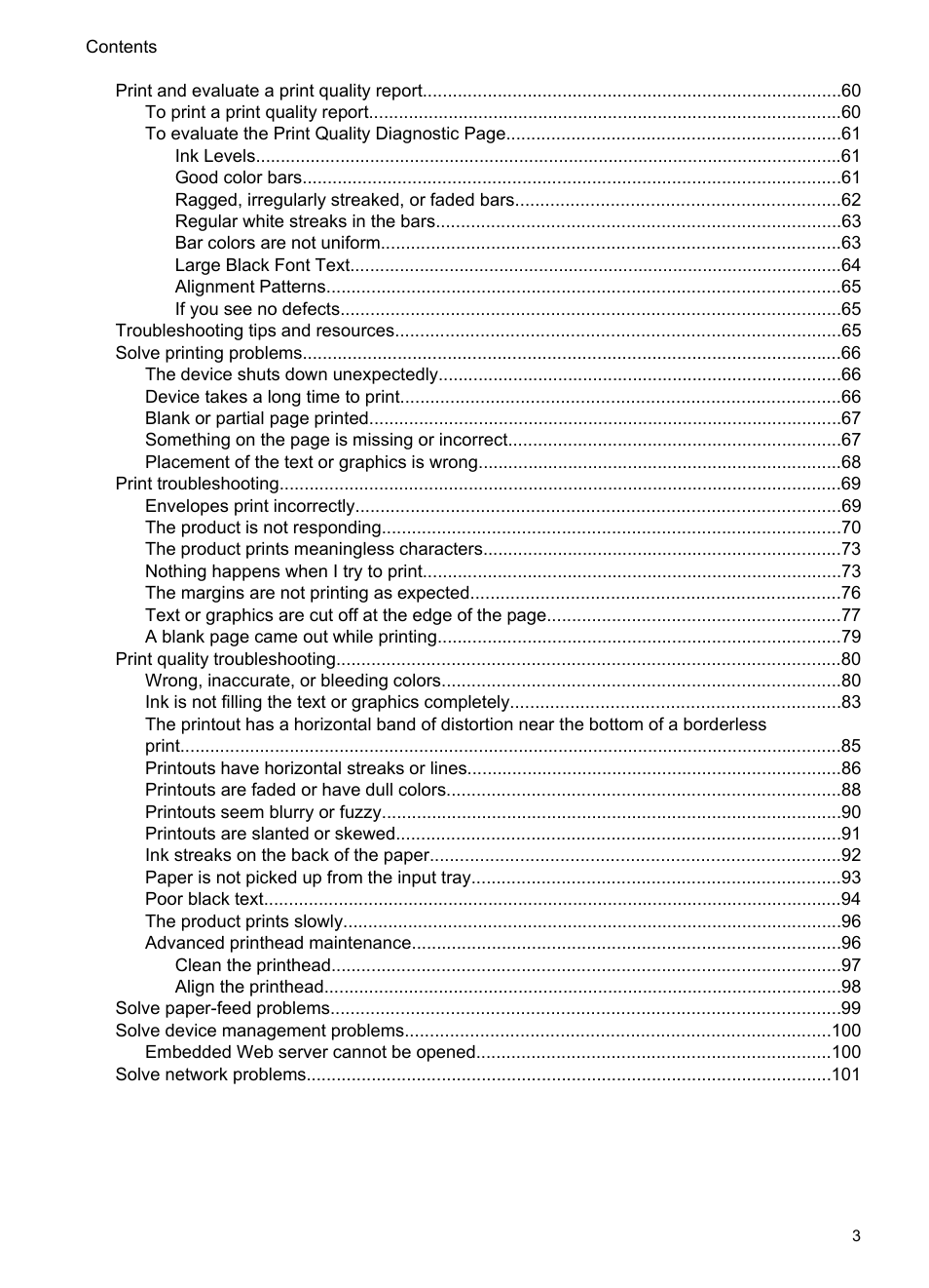 HP Officejet 6000 User Manual | Page 7 / 168