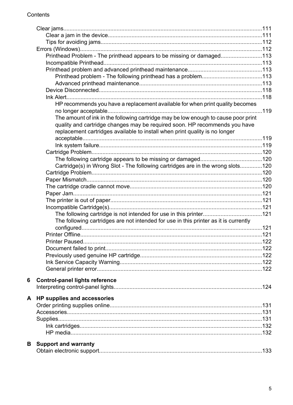 HP Officejet 6000 User Manual | Page 9 / 168