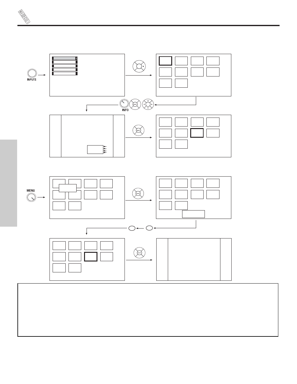 How to use the remote to control your plasma tv, The remote control | Hitachi 55HDX61 User Manual | Page 34 / 100