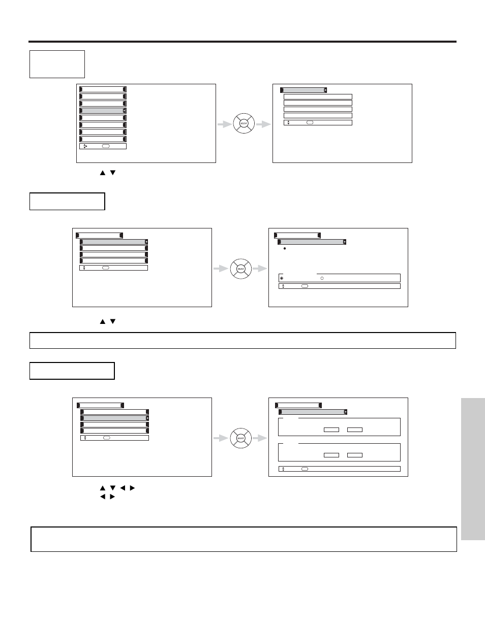 Channel manager, Chan. manager, On-screen displa y | This feature will select antenna options | Hitachi 55HDX61 User Manual | Page 61 / 100