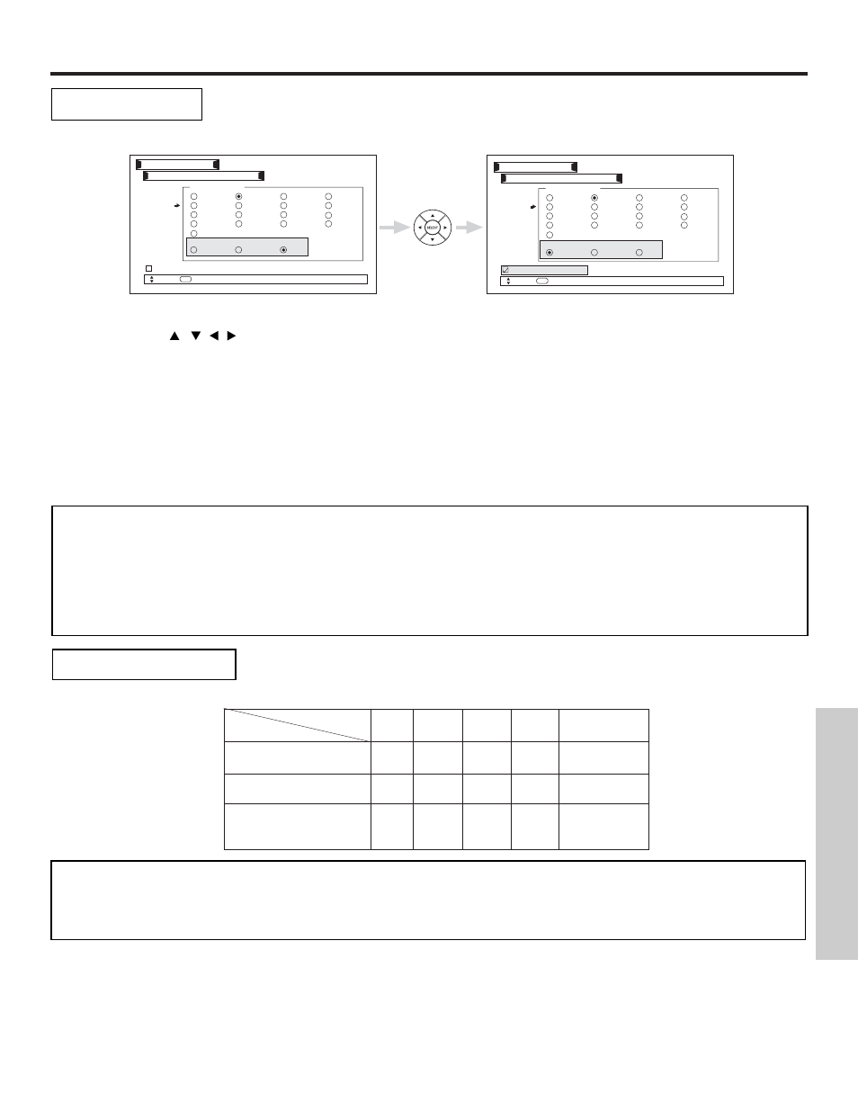 Setup, On-screen displa y | Hitachi 55HDX61 User Manual | Page 75 / 100