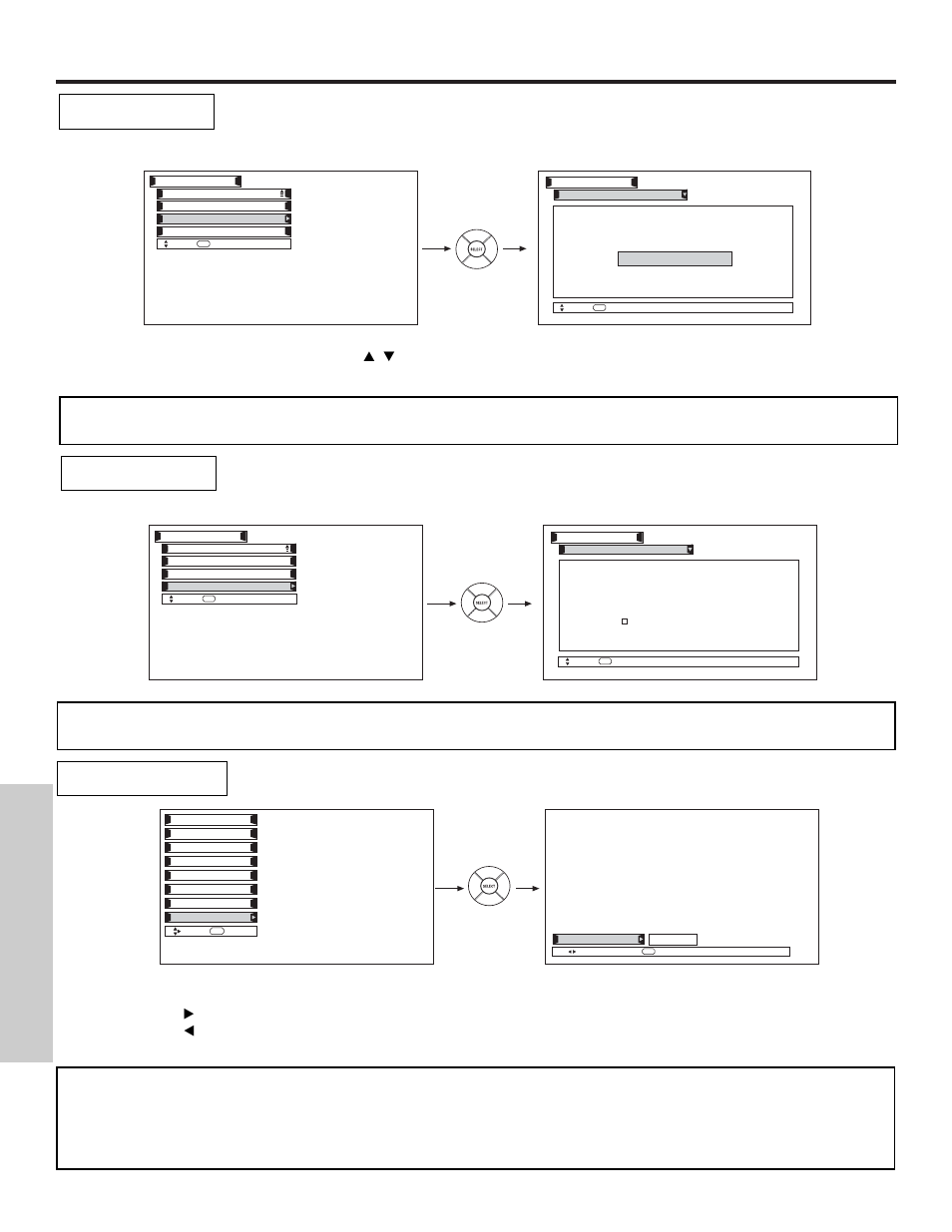 Setup, On-screen displa y | Hitachi 55HDX61 User Manual | Page 78 / 100