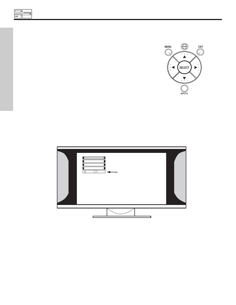 Rgb on screen display, Using the rgb input | Hitachi 55HDX61 User Manual | Page 82 / 100