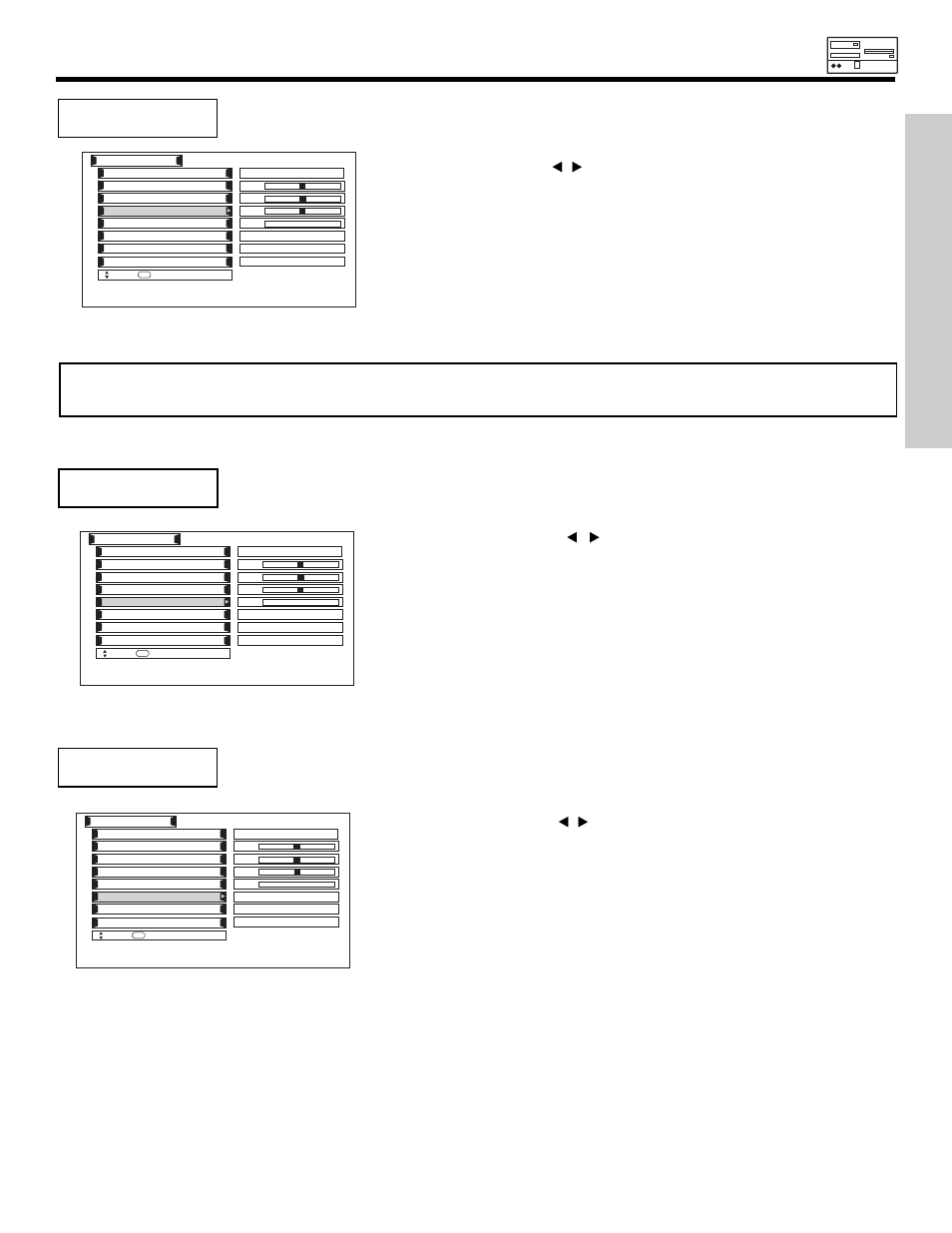 Rgb on screen display, Using the rgb input | Hitachi 55HDX61 User Manual | Page 87 / 100