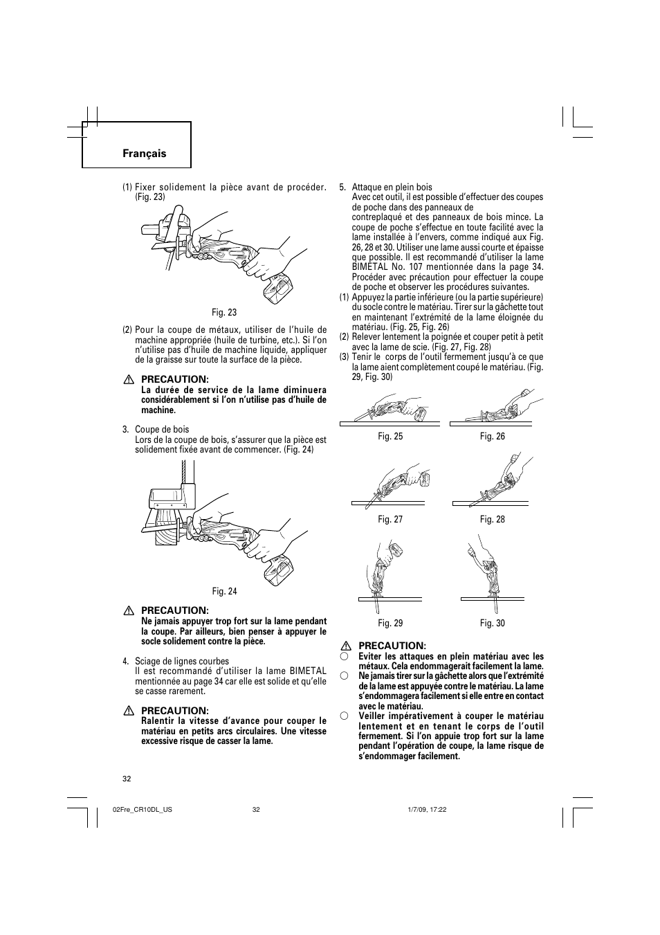 Hitachi CR 10DL User Manual | Page 32 / 56