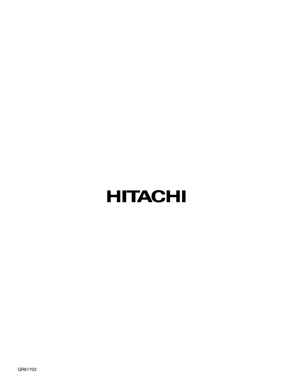 Hitachi 65F710 User Manual | Page 80 / 80