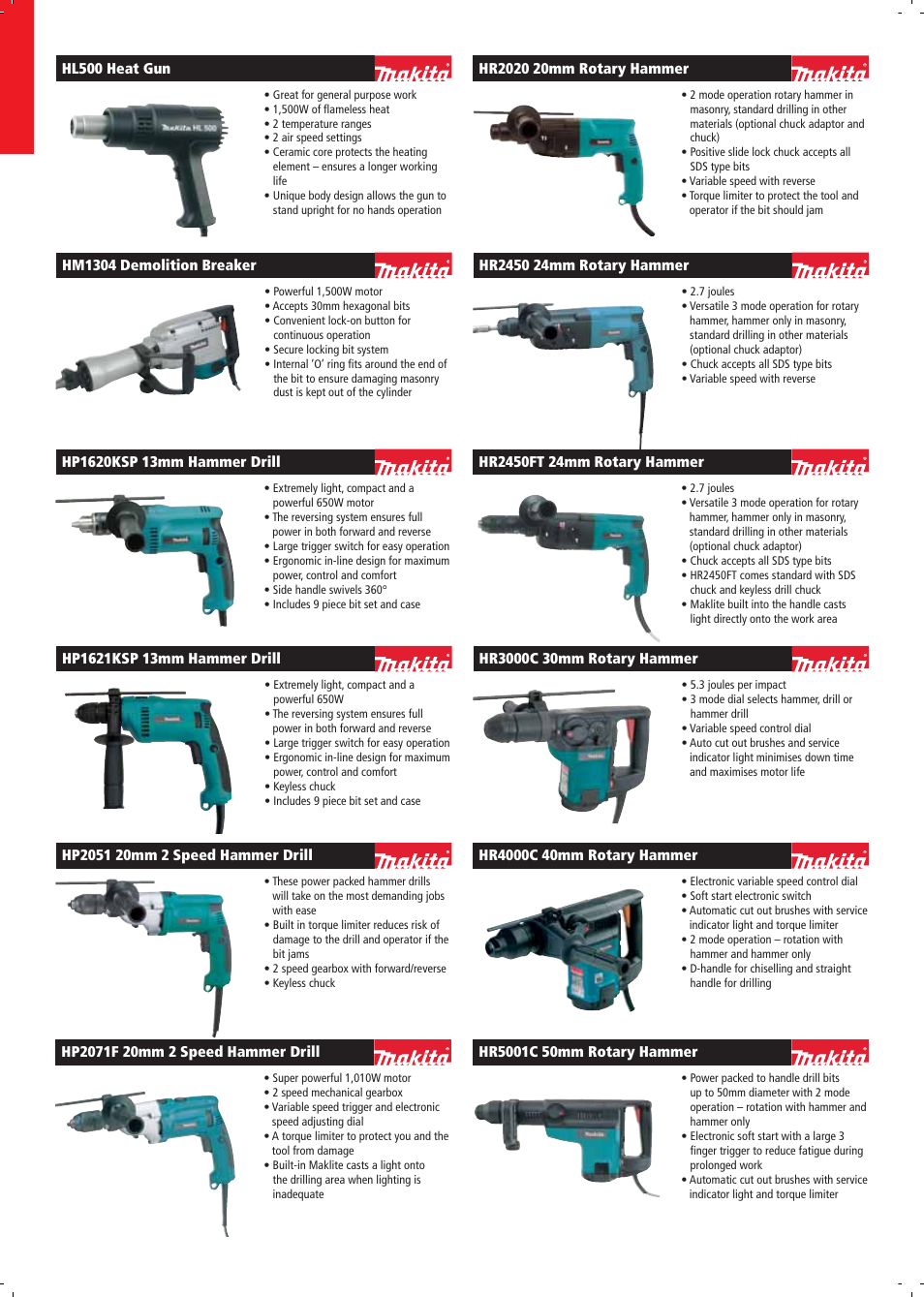 United tools national catalogue 2006 | Hitachi DS14DVF3 User Manual | Page 15 / 30