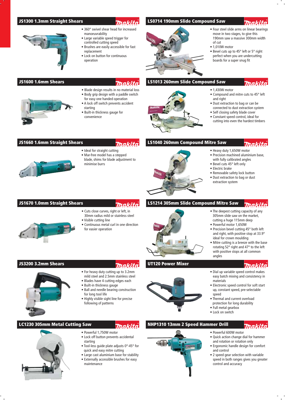 United tools national catalogue 2006 | Hitachi DS14DVF3 User Manual | Page 17 / 30