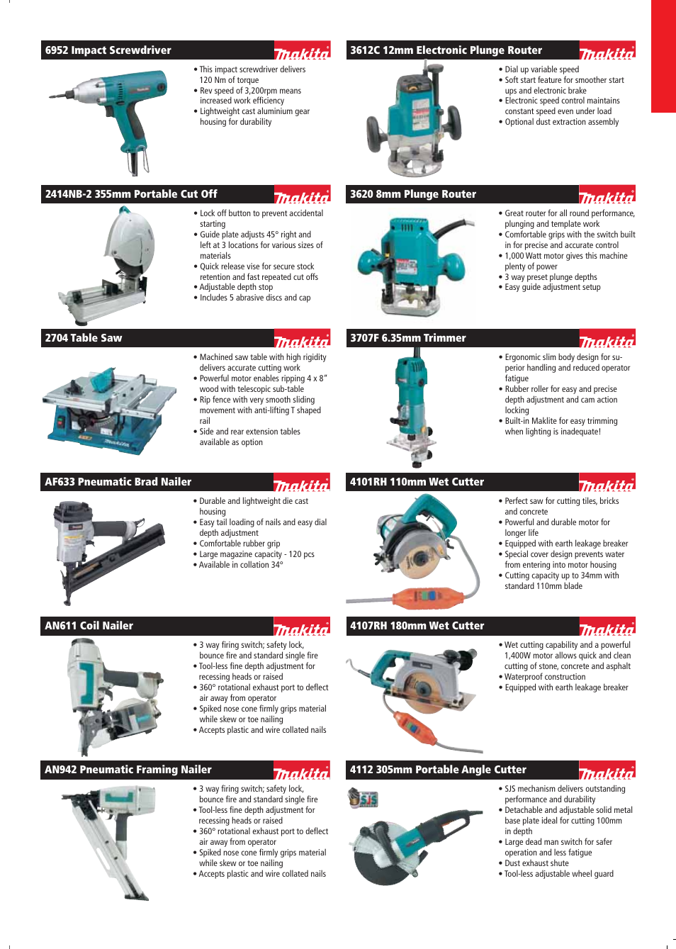 United tools national catalogue 2006 | Hitachi DS14DVF3 User Manual | Page 8 / 30