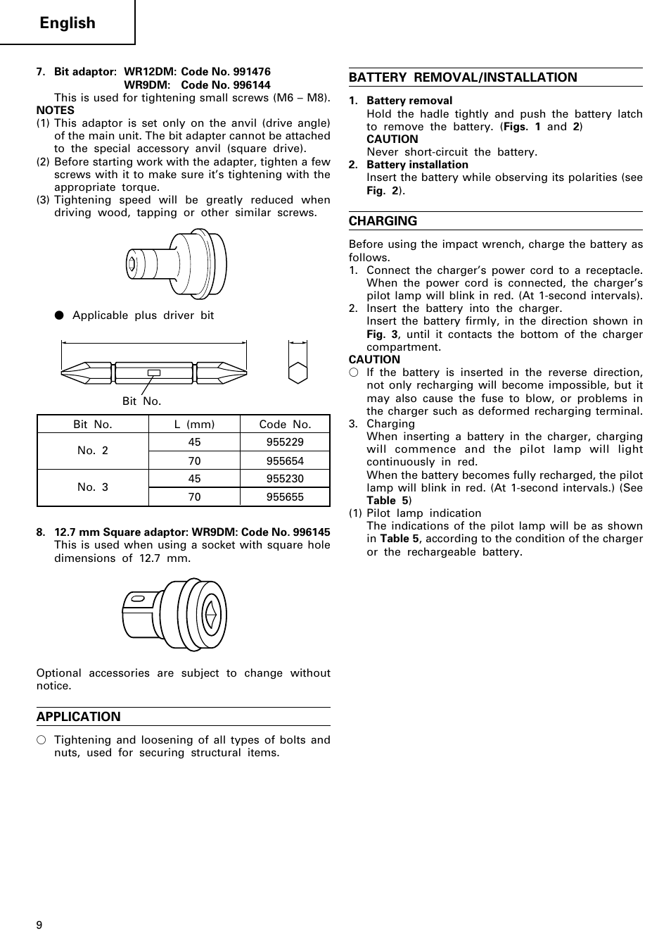 English | Hitachi WR 12DM User Manual | Page 10 / 98