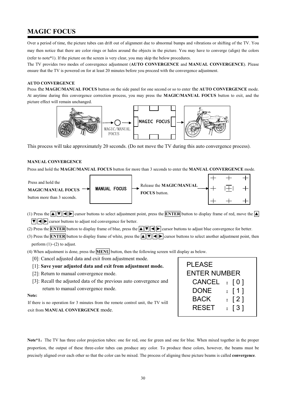 Magic focus | Hitachi C43-FD7000 User Manual | Page 30 / 56