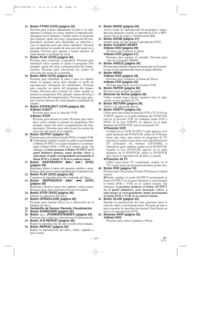 Hitachi DV-PF2U User Manual | Page 102 / 140