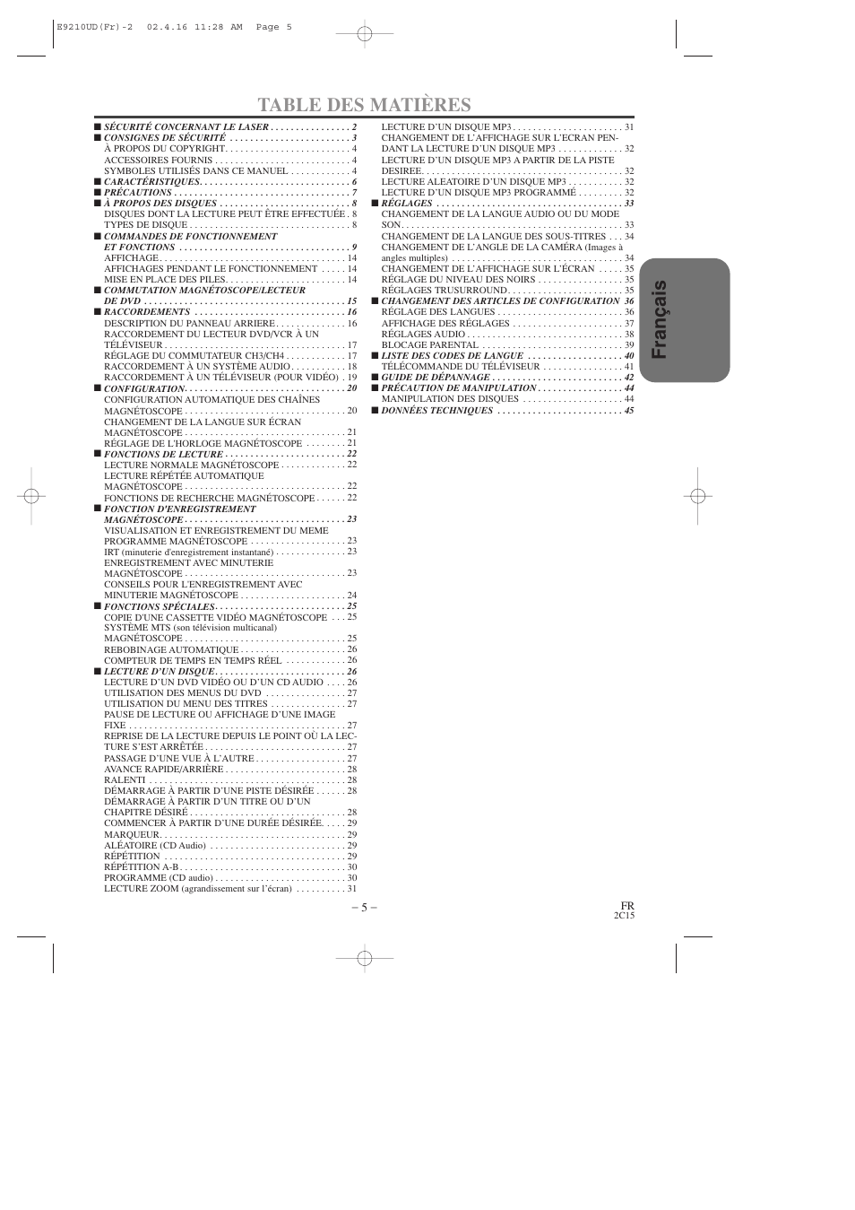 Hitachi DV-PF2U User Manual | Page 51 / 140