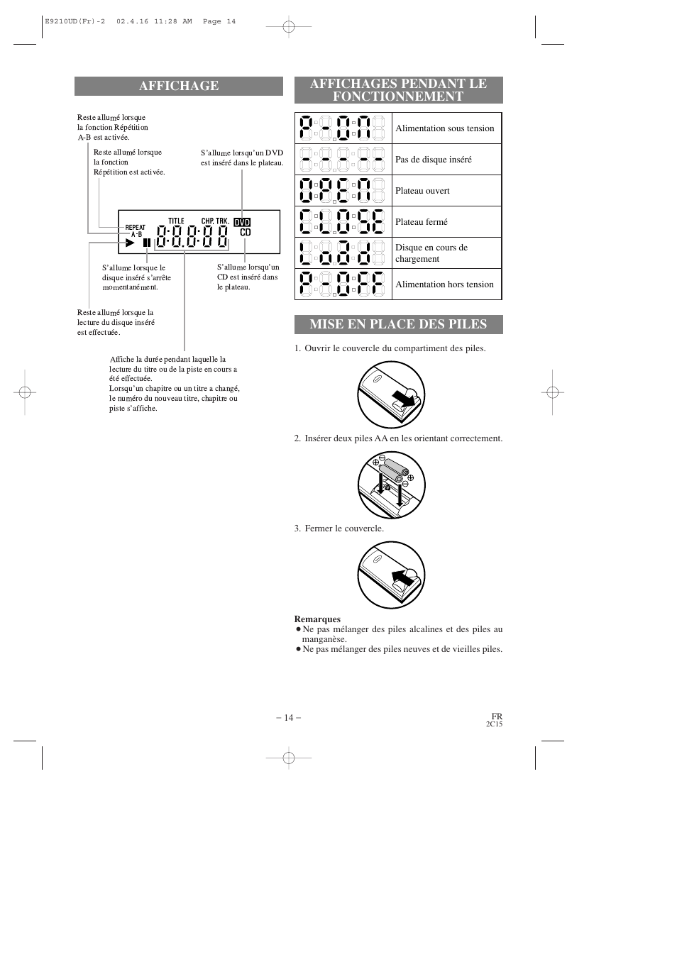 Hitachi DV-PF2U User Manual | Page 60 / 140