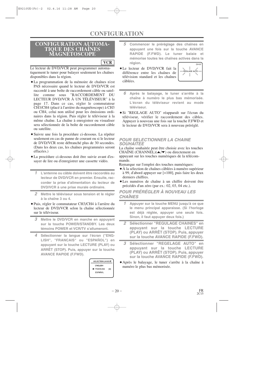 Configuration | Hitachi DV-PF2U User Manual | Page 66 / 140