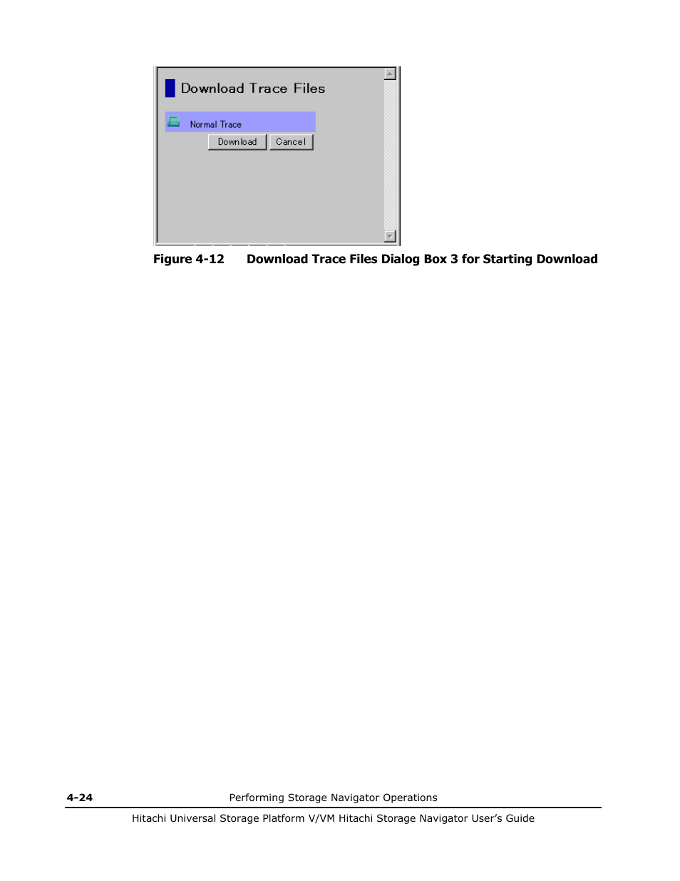 Dialog box(see figure 4-12 | Hitachi MK-96RD621-08 User Manual | Page 148 / 188