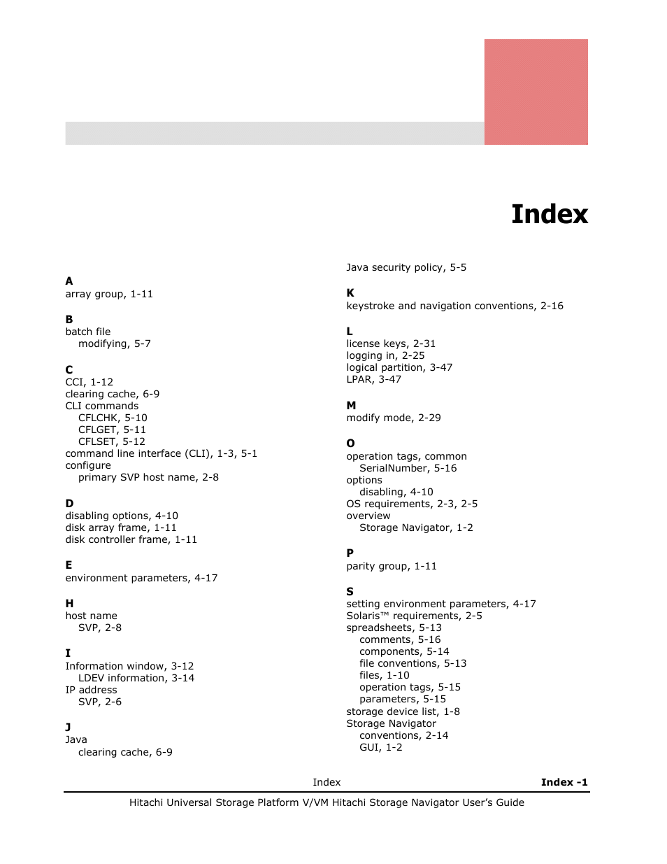 Index | Hitachi MK-96RD621-08 User Manual | Page 185 / 188