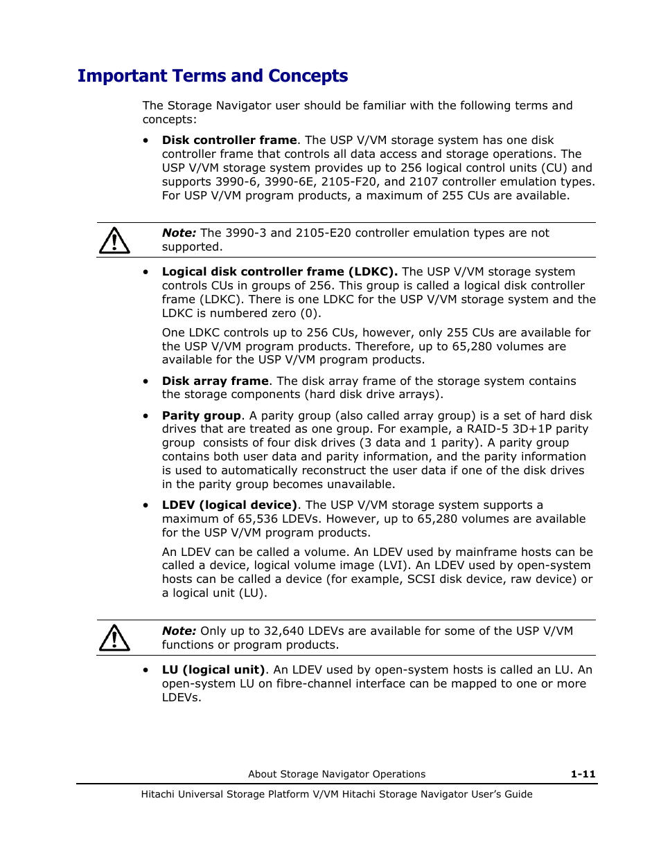 Important terms and concepts, Important terms and concepts -11 | Hitachi MK-96RD621-08 User Manual | Page 25 / 188