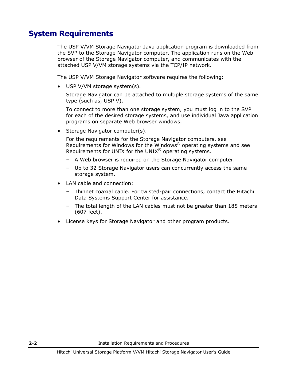 System requirements, System requirements -2 | Hitachi MK-96RD621-08 User Manual | Page 30 / 188