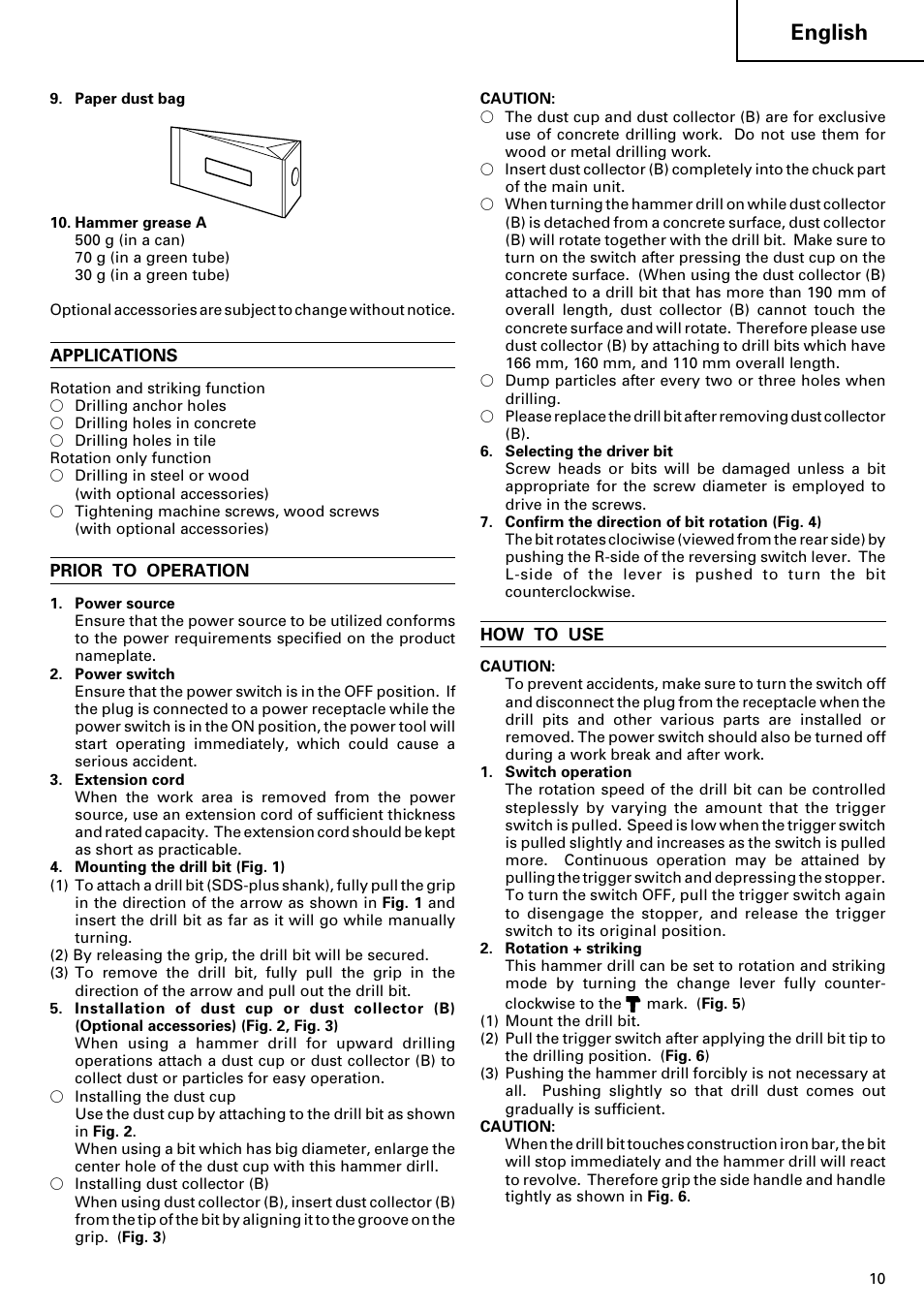 English | Hitachi 24PD User Manual | Page 11 / 58