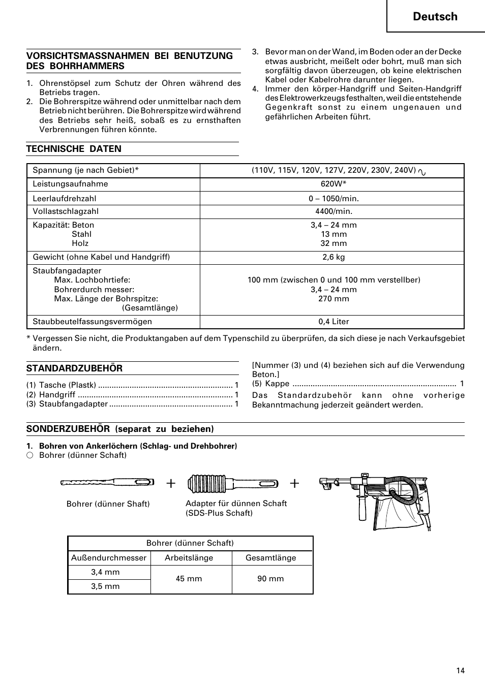 Deutsch | Hitachi 24PD User Manual | Page 15 / 58