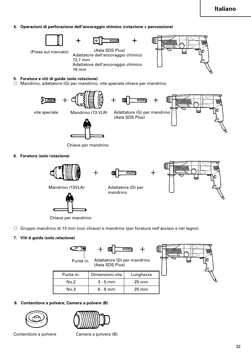 Italiano | Hitachi 24PD User Manual | Page 33 / 58