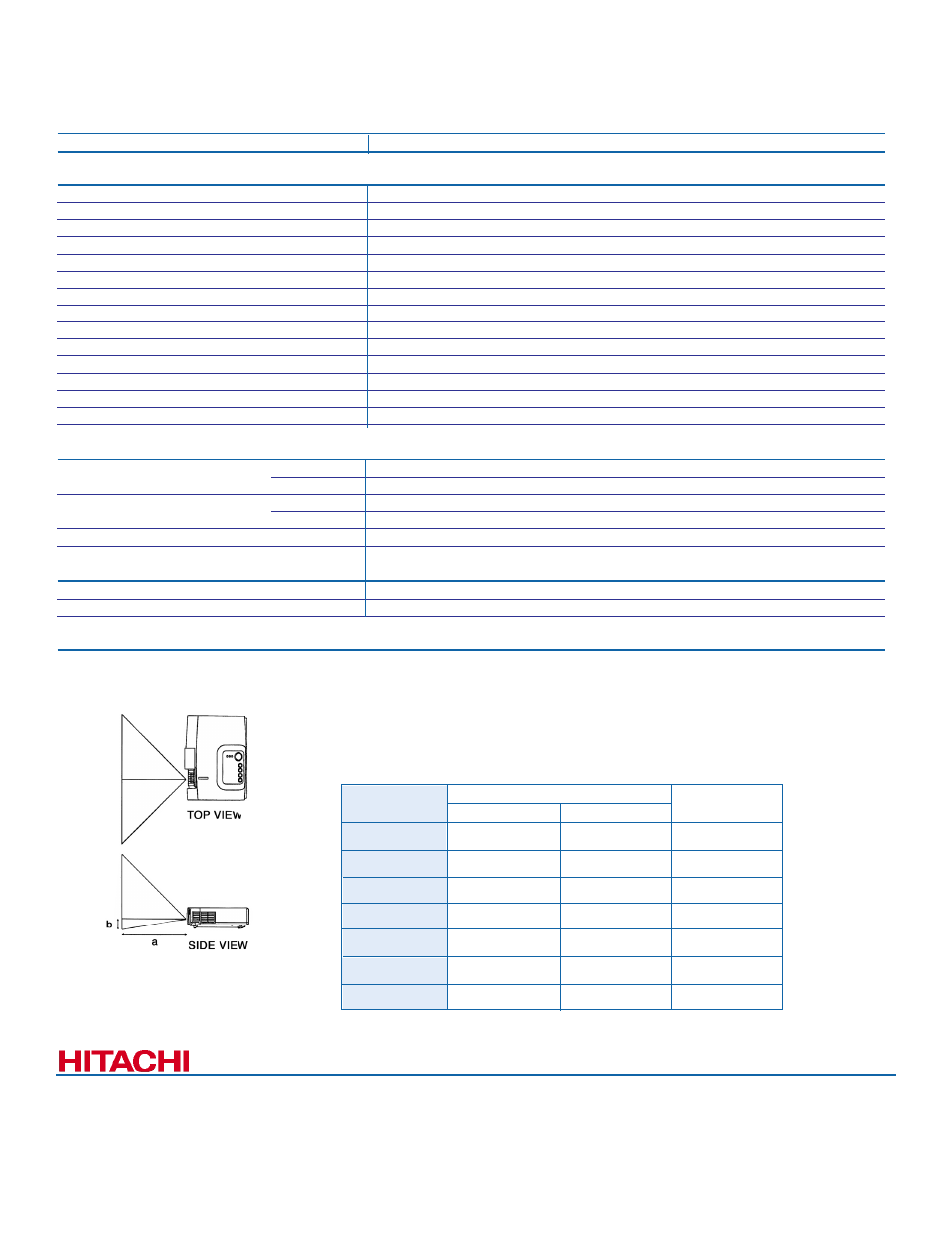 Hitachi CP-S220W User Manual | 1 page