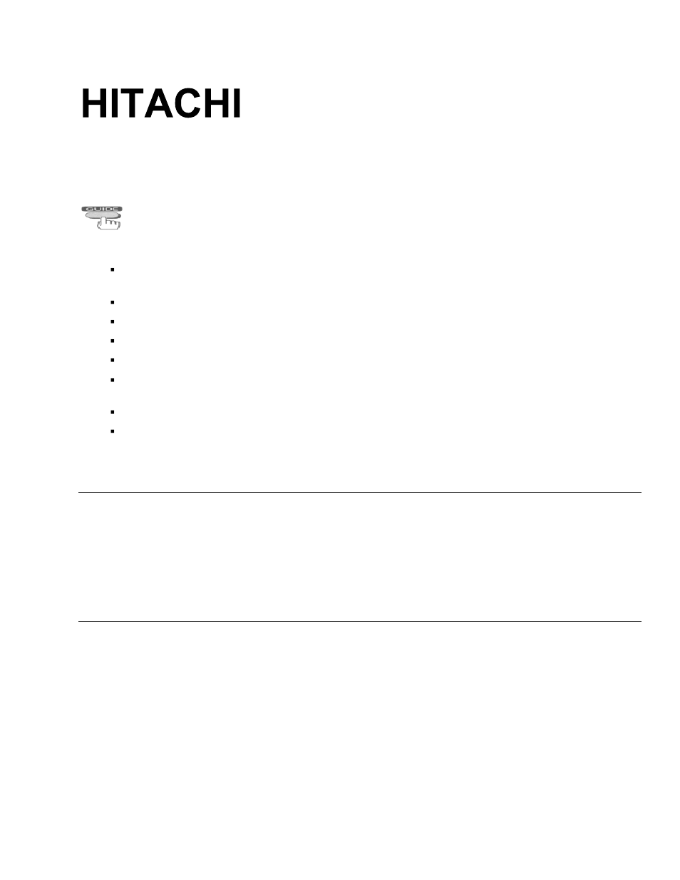 Hitachi VT-FX630A User Manual | 46 pages