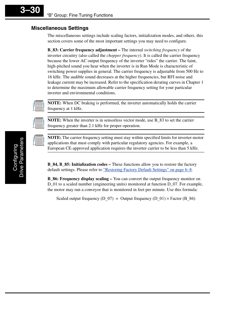 Miscellaneous settings | Hitachi SJ100 User Manual | Page 102 / 214