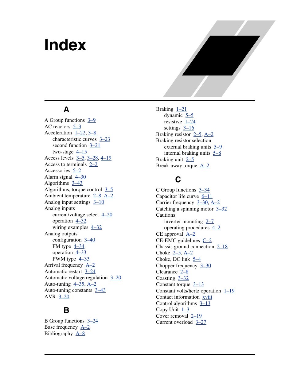 Index | Hitachi SJ100 User Manual | Page 210 / 214