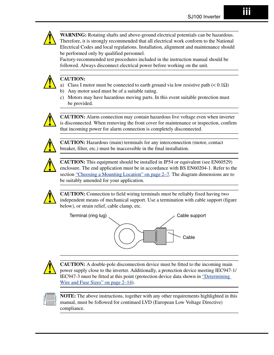 Hitachi SJ100 User Manual | Page 4 / 214