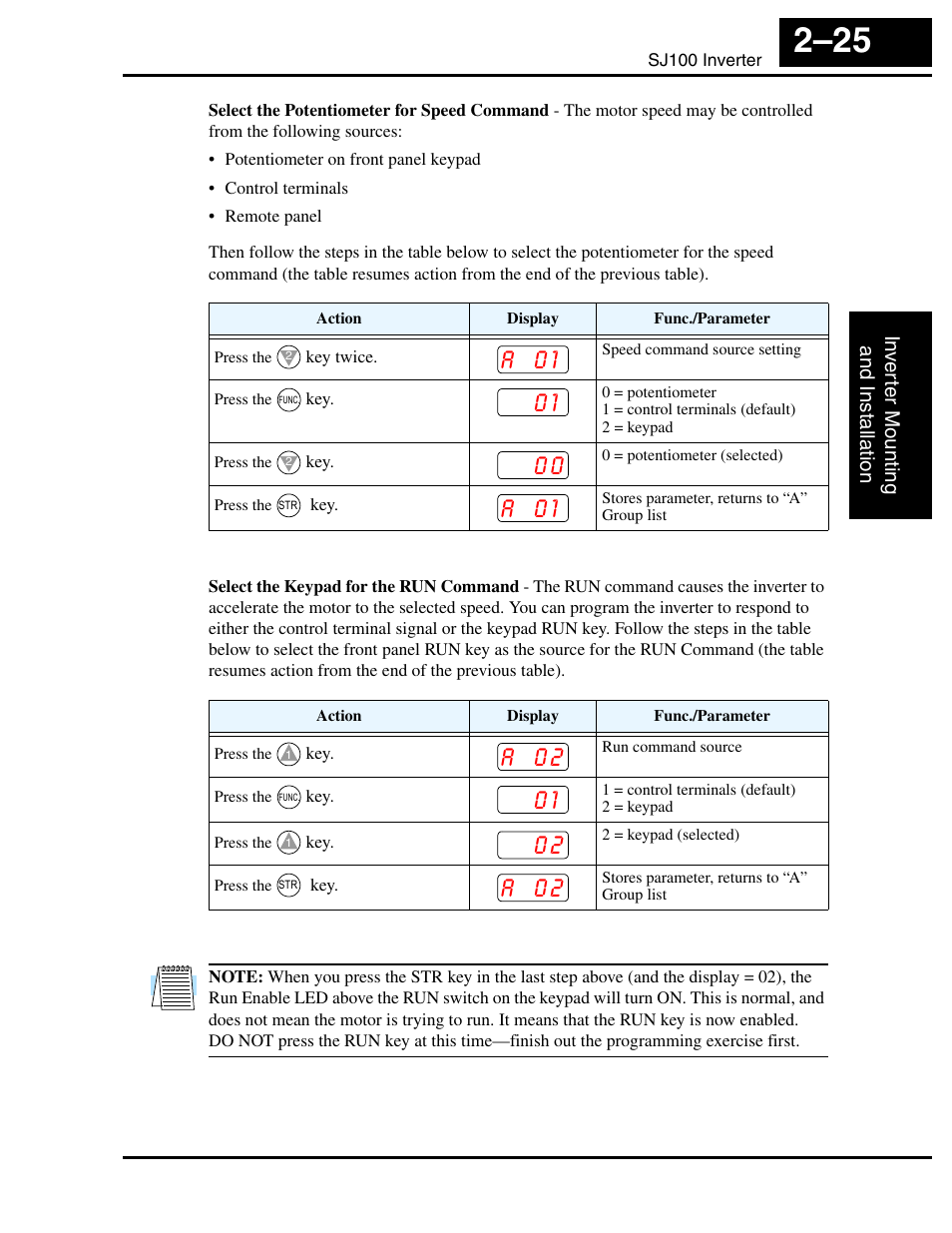 A 0 1, A 0 2 | Hitachi SJ100 User Manual | Page 69 / 214