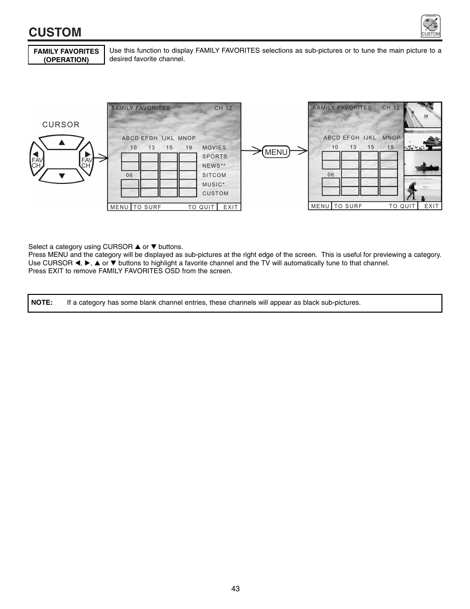 Custom | Hitachi 60UX57B User Manual | Page 43 / 64