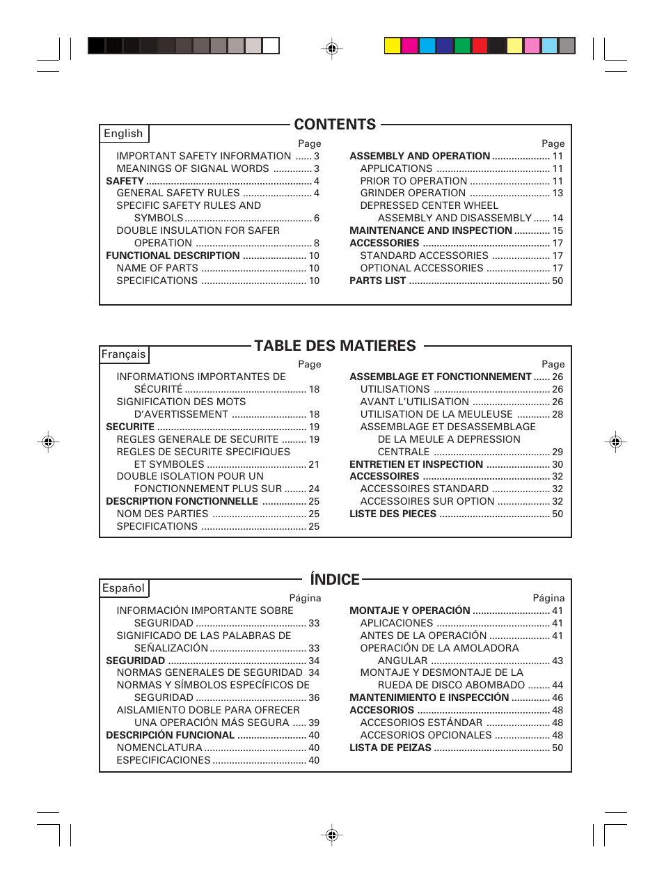 Hitachi G 23MR User Manual | Page 2 / 52