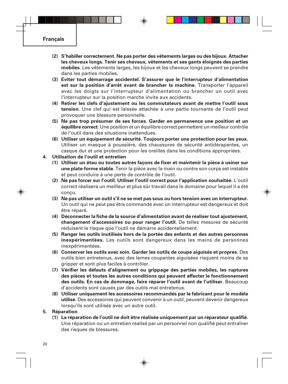 Hitachi G 23MR User Manual | Page 20 / 52