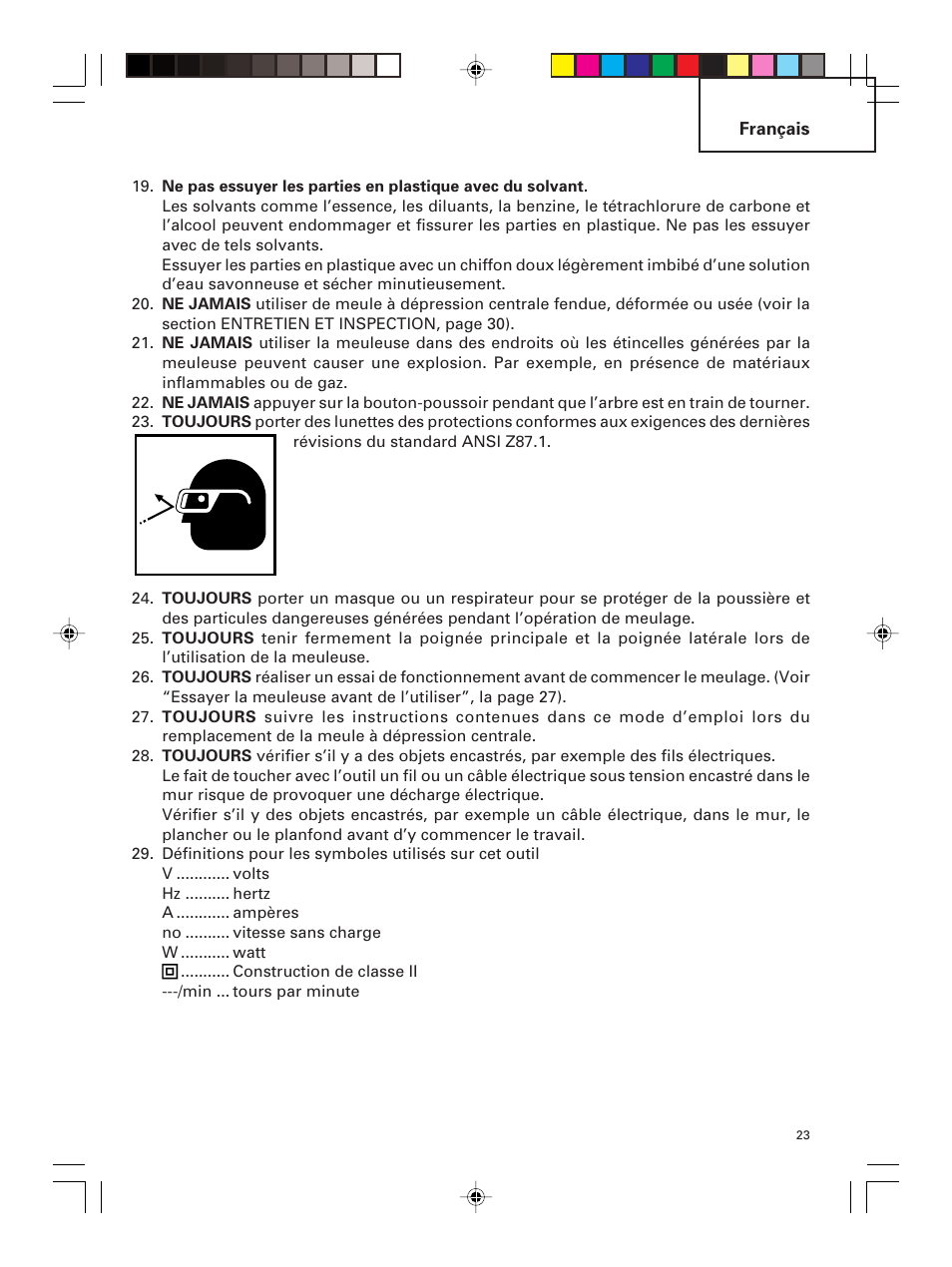Hitachi G 23MR User Manual | Page 23 / 52