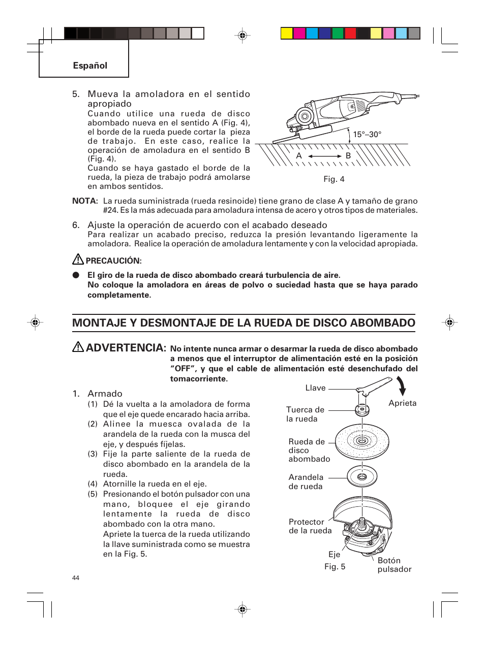 Hitachi G 23MR User Manual | Page 44 / 52