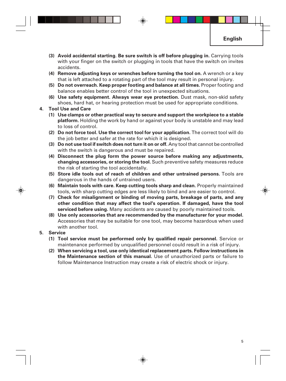 Hitachi G 23MR User Manual | Page 5 / 52