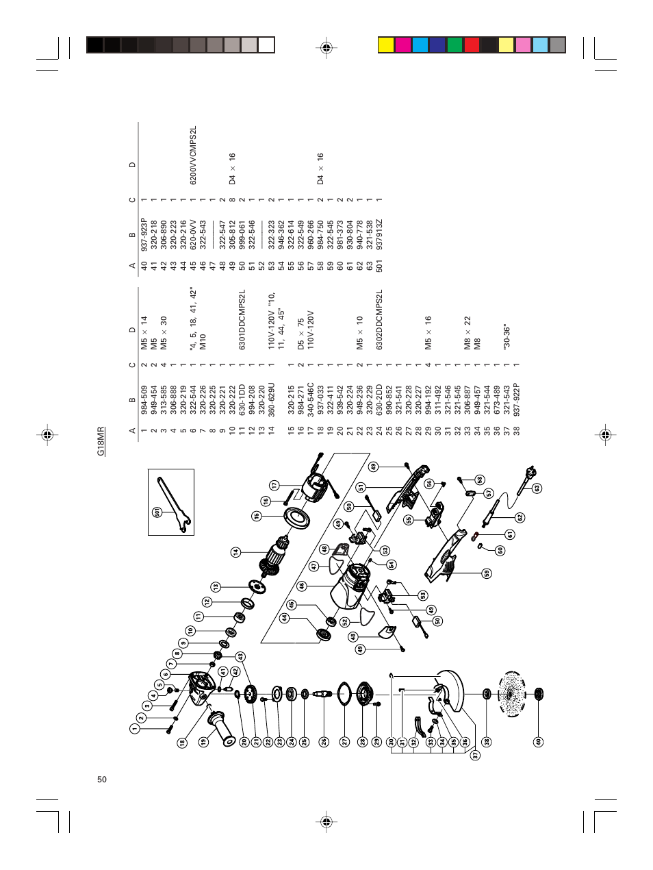 Hitachi G 23MR User Manual | Page 50 / 52